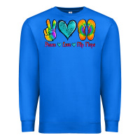 True Royal peace love flips flops Premium Sweatshirt - Jasminsmagicworld