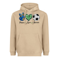 Mushroom peace love soccer Heavyweight Hoodie - BarkalooDesign