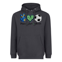 Smoke peace love soccer Heavyweight Hoodie - BarkalooDesign