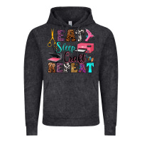 Vintage Black eat sleep craft repeat Vintage Hoodie - RanaPortraitStore
