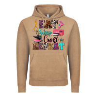 Vintage Coffee eat sleep craft repeat Vintage Hoodie - RanaPortraitStore