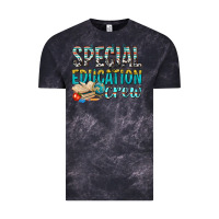 Cloud Black special education crew Vintage Tee - texasbilliewilder