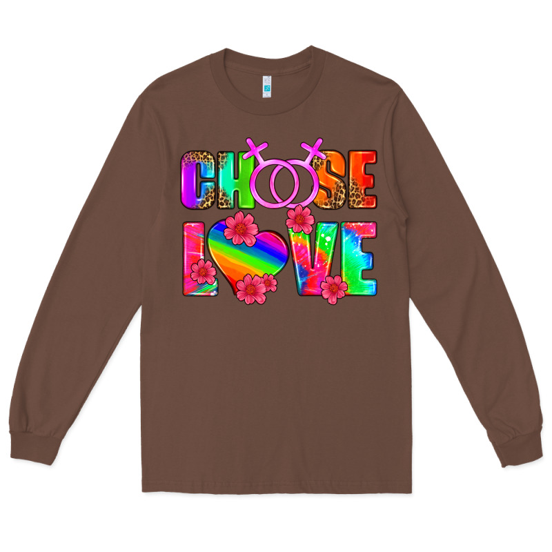 Choose Love (lesbian) Long Sleeve Tee by HRA Design Shop | Teevron
