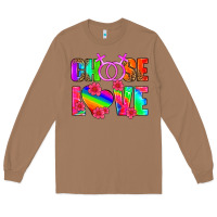 Toasted Coconut choose love (lesbian) Long Sleeve Tee - HRA Design Shop