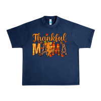 Navy thankful mama Urban Heavy Tee - texasbilliewilder