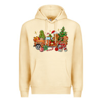 Pina Colada christmas gingerbread truck Premium Hoodie - MaliasSmallBusiness