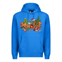 True Royal christmas gingerbread truck Premium Hoodie - MaliasSmallBusiness