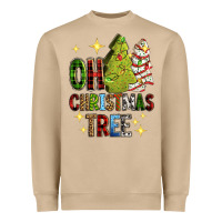 Mushroom Oh Christmas tree Christmas cake Heavyweight Sweatshirt - RanaPortraitStore