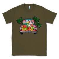Army Green summer truck Classic Tee - CowhideDigitalArt