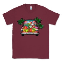 Burgundy summer truck Classic Tee - CowhideDigitalArt