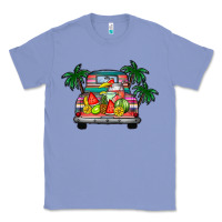 Colony Blue summer truck Classic Tee - CowhideDigitalArt