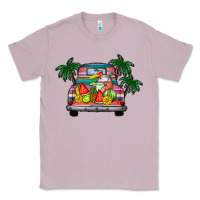 Lilac summer truck Classic Tee - CowhideDigitalArt