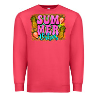 Cardinal summer vibes leopard background Premium Sweatshirt - Jasminsmagicworld