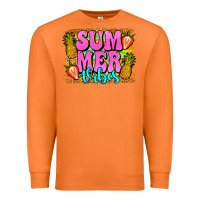 Carrot summer vibes leopard background Premium Sweatshirt - Jasminsmagicworld