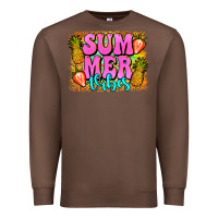 Chestnut summer vibes leopard background Premium Sweatshirt - Jasminsmagicworld