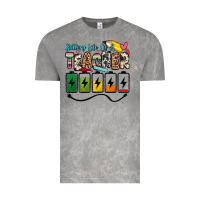 Cloud Rock battery life of a teacher Vintage Tee - Zillion Design Studio