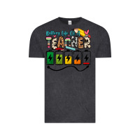 Vintage Black battery life of a teacher Vintage Tee - Zillion Design Studio