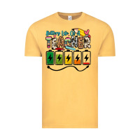 Vintage Mustard battery life of a teacher Vintage Tee - Zillion Design Studio