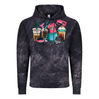 Cloud Black crafting coffee cups Vintage Hoodie - RanaPortraitStore