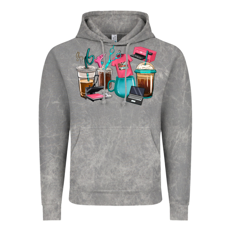 Crafting Coffee Cups Vintage Hoodie by RanaPortraitStore | Teevron