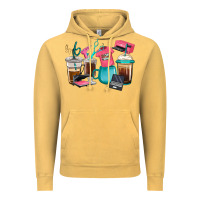 Vintage Mustard crafting coffee cups Vintage Hoodie - RanaPortraitStore