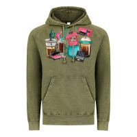 Vintage Olive crafting coffee cups Vintage Hoodie - RanaPortraitStore