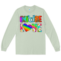 Matcha choose love (gay) Long Sleeve Tee - HRA Design Shop