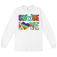 White choose love (gay) Long Sleeve Tee - HRA Design Shop