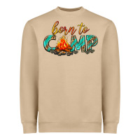 Mushroom born to camp Heavyweight Sweatshirt - texasbilliewilder
