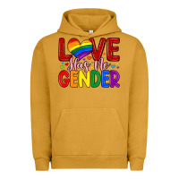 Pigment Peanut Butter love has no gender Urban Hoodie - Artiststas