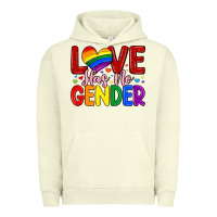 Pigment Pistachio love has no gender Urban Hoodie - Artiststas