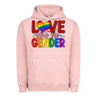 Pigment Salmon love has no gender Urban Hoodie - Artiststas