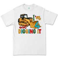 White i'm 4 and digging it Premium Tee - Artiststas