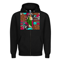 Black san judas leopard cowhide tumbler Zipper Hoodie - JahusDesignShop
