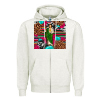Oatmeal Heather san judas leopard cowhide tumbler Zipper Hoodie - JahusDesignShop