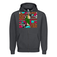 Smoke san judas leopard cowhide tumbler Zipper Hoodie - JahusDesignShop