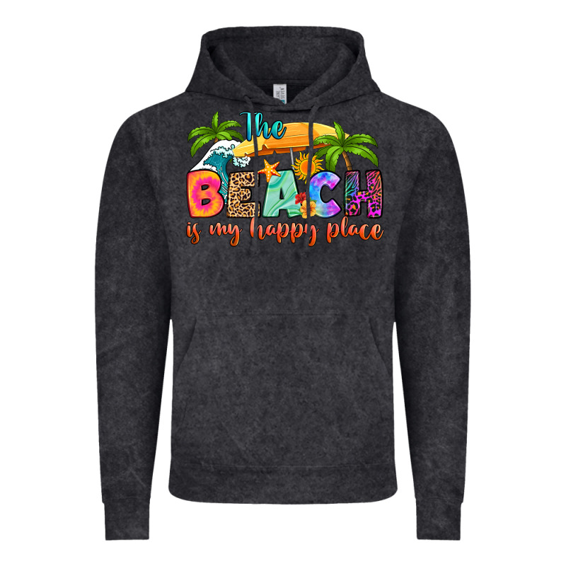 The Beach Is My Happy Place Vintage Hoodie by RanaPortraitStore | Teevron