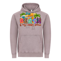 Vintage Zinc the beach is my happy place Vintage Hoodie - RanaPortraitStore