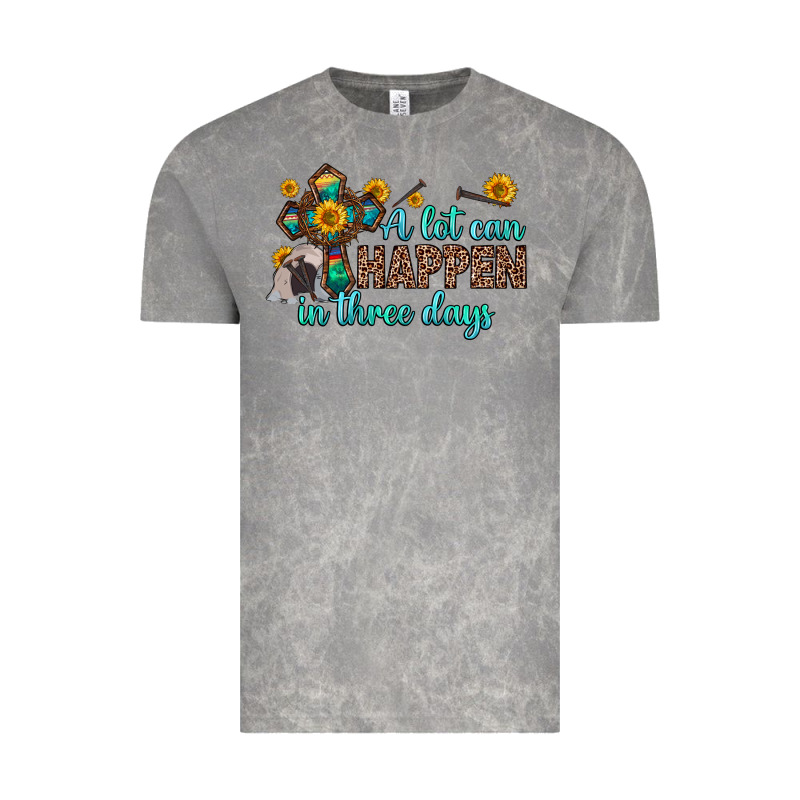 A Lot Can Happen In Three Days Vintage Tee by Zillion Design Studio | Teevron