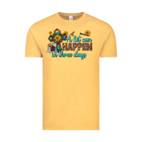 Vintage Mustard a lot can happen in three days Vintage Tee - Zillion Design Studio