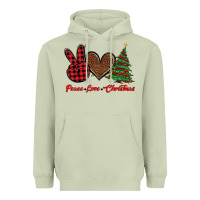 Matcha peace love christmas Heavyweight Hoodie - BarkalooDesign