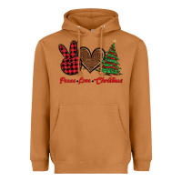 Meerkat peace love christmas Heavyweight Hoodie - BarkalooDesign