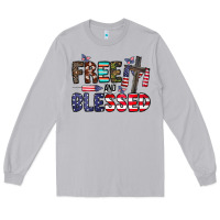 Moon Dust free and blessed Long Sleeve Tee - CowhideDigitalArt