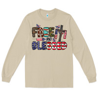 Mushroom free and blessed Long Sleeve Tee - CowhideDigitalArt