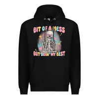 Black bit of a mess but doing my best Premium Hoodie - MaliasSmallBusiness