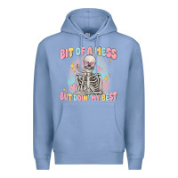 Colony Blue bit of a mess but doing my best Premium Hoodie - MaliasSmallBusiness