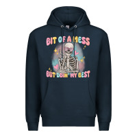 Navy bit of a mess but doing my best Premium Hoodie - MaliasSmallBusiness