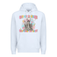White bit of a mess but doing my best Premium Hoodie - MaliasSmallBusiness