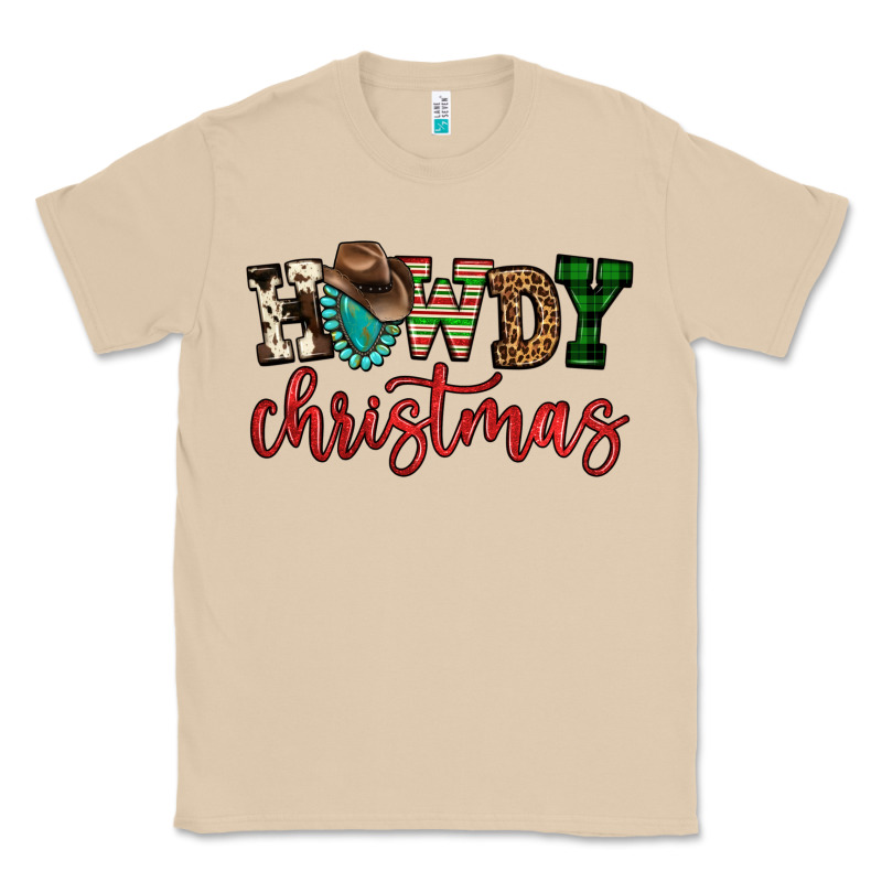 Howdy Christmas Classic Tee by FaDigitalArtStudio | Teevron