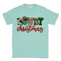 Seafoam howdy christmas Classic Tee - FaDigitalArtStudio